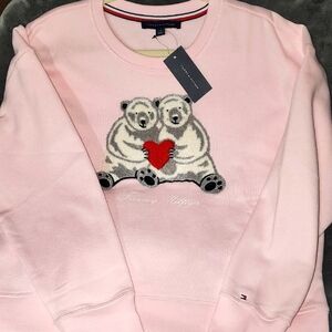Tommy Hilfiger Pink Polar Bear Sweatshirt